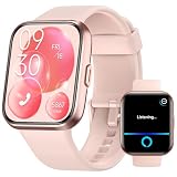 ENOMIR Smartwatch Damen mit Telefonfunktion, Alexa Integriert 1.8' Uhr Damen mit Herzfrequenz SpO2 Stress Schlafmonitor, 110+ Sportmodi Fitnessuhr, IP68 wasserdichte Sport Armbanduhr für Android iOS