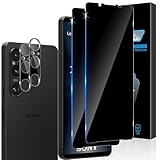 Aerku Sichtschutz Schutzfolie für Sony Xperia 1 VI für Panzerglas, 2 Stück Sichtschutzfolie und 2 Stück Kameraschutz, 9H Härte Anti-Spy Folie Privacy Schutzg