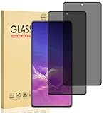 Hejkaoe Sichtschutz Schutzfolie für Samsung Galaxy S10 Lite/Note 10 Lite, Privacy Sichtschutzfolie, Sichtschutz Panzerglasfolie, Privatsphäre Anti Spy, 9H Härte, Anti-Kratzer, Blasenfrei, 2 Stück