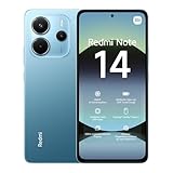 Xiaomi Redmi Note 14 Smartphone, 6 + 128GB, Blue, 108MP AI-Kamerasystem, 5500mAh Akku, 120Hz Augenschutzdisplay, AI-Funktionen (kein Ladegerät enthalten)