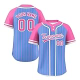 American Football Trikot Baseball Trikot Druck Trikot Shirt Sports Jerseys mit Deinem Namen und Nummer für Herren Damen Kinder Fantrikot b