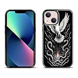CHUANSHI Schutzhülle für iPhone 16, 15, 14, 12, 13, 11, 7, 8, 6s, 6 Pro Max Plus, Mini, XR, X, XS, Max, SE, mit Snake-CE12 Kartenfächern und Ständerfunk