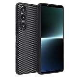 Effcotuo Handyhülle für Sony Xperia 1 VI Hülle, Ultra Thin Stoßfest Case Handyhülle Schutzhülle Shock Absorption passt Kompatibel mit Sony Xperia 1 VI Hülle - Schw