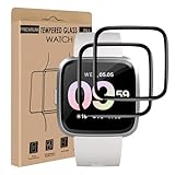 Carantee 2 Stück Schutzfolie für Panzerglas für Fitbit Versa 2, Blasenfrei, kompatibel, Sensitive Touch Anti-Öl Fitbit Versa 2 Schutzglas, 3D Full Screen, Ultra klar Fitbit Versa 2 Display