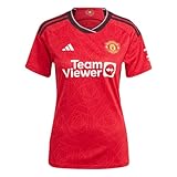 adidas Manchester United 23/24 Heimtrikot für Damen, authentisches Design mit kühlender Wärme, RDY-Technologie, Rot, XL