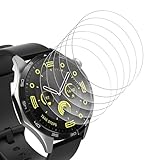 Bigqin 6 Stück Displayschutzfolie kompatibel mit Huawei Watch GT 4 46mm/ GT 5 46mm/GT5 Pro, 9H Härte Folie HD Klar Vollständige Abdeckung Blasenfrei Kratzfeste S