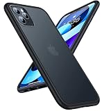 TORRAS für iPhone 11 Pro Hülle [Echtes Militärschutz Zertifiziert] Extrem Stoßfest und Dünn (Robust wie Panzer) Outdoor-Schutzhülle Stilvolles Aussehen Handyhülle iPhone 11 Pro Case(5.8') Schw