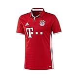 adidas Herren Fußball/Heim FC Bayern München Replica Trikot, Fcb True Red/White, S