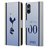 Head Case Designs Offizielle Personalisierte Individuelle Tottenham Hotspur F.C. Away 2024/25 Ausweis-Set Leder Brieftaschen Handyhülle Hülle Huelle kompatibel mit Sony Xperia 5 V 5G