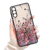 Schutzhülle für Samsung S24 S22 Ultra, Samsung Galaxy S23 Ultra, S 22, S21, S20 Fe, S10, Note 20, 10 Plus, S8, Lavendelblumen, transparent (für Note 20 Ultra/OA71)