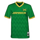 FIFA Offizielles Trikot der Jugendmannschaft der Frauenfussball-Weltmeisterschaft 2023, Jamaika, Grün, 8-10 J