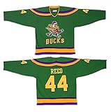 Yajun Fulton Reed #44 Mighty Ducks Film Eishockey Trikots Jersey NHL Herren Sweatshirts Atmungsaktiv T-Shirt Bekleidung,XL