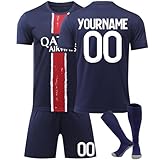24/25/26 heimtrikots/auswärtstrikots Trikot Personalisierte Fußballtrikots Kinder Shorts+Shirts+Socken 3 Sets Erwachsene Fußballtrikots A02
