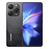 Blackview Shark 9 5G Smartphone ohne Vertrag, 24GB+256GB, 6,67' HD+ 90Hz Display, 50MP Kamera, 5000mAh Akku, Dual 5G Dual-SIM, Android 14 Handy, Smart-K Box Lautsprecher, GPS NFC Schw