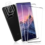 Cable Leader 2+2 Stück Schutzfolie für Panzerglas für Samsung Galaxy S20 Ultra 5G, 3D Folie mit Kameraschutz, Kratzfest Anti-Staub HD-Klar Samsung Galaxy S20 Ultra Display