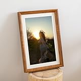 Homxi Foto Bilderrahmen 29.72 x 41.91 cm Braun,Poster Rahmen Rechteckig Wand Senkrecht und Querformat,Bildergalerie S