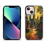 CHUANSHI Schutzhülle für iPhone 16, 15, 14, 12, 13, 11, 7, 8, 6s, 6 Pro Max Plus, Mini, XR, X, XS, Max, SE, mit abstrakten CB130-Kartenfächern und Ständerfunk