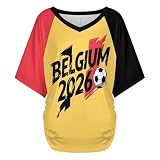 FußBall Trikots,Grafik-T-Shirt Aus Weichem Bequemem Materialmix Mit Moderner LäSsiger Passform FüR Den Alltag
