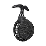 Nikou Einfacher Seilzugstarter, Pull Starter Ersatz Anlasserteil für 49CC Mini Pocket Dirt Bike Minimoto ATV Quad, Mini Motorradzubehör(Schwarz)