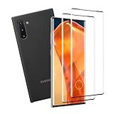 VSEER Schutzfolie für Panzerglas für Samsung Galaxy Note 10 Plus 5G, Anti Kratzer Ultrabeständig Samsung Note 10 Plus Folie, 3D HD-Klar Kratzfest für Note 10 Plus 5G Schutzfolie, 2 Stück