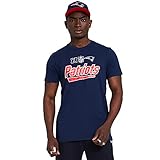 New Era New England Patriots NFL Trikot Jersey American Football Fanshirt Blau Rot - M