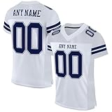 Personalisiert American-Football-Trikot Custom Football Jersey Personalized Stitched/Printed Team Name & Number Sports Uniform Men Women Youth Herren Sporthemden Schnelltrocknend Atmungsaktiv T-S