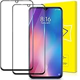 GiiYoon 2 Stück Panzer Schutz Glas für Xiaomi Mi 9, HD Displayschutzfolie, 9H Härte, Anti- Kratzer, Bläschenfrei, Ultrabeständig