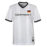 FIFA Offizielles Trikot der Frauenfussball-Weltmeisterschaft 2023 für Erwachsene, Deutschland, weiß,