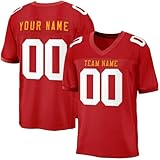 Personalisiertes Fußballtrikot Uniform für Kinder Frauen Männer Personalisiertes Fußballtrikot T-Shirt mit Ihrem Namen Mannschaft Nummer Log