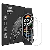 AOKUMA Schutzfolie für Xiaomi Smart Band 10 / Band 9,[2 Stück] Weiche TPU Displayschutzfolie Kompatibel mit Xiaomi Mi Smart Band 9,HD Klarsicht Displayschutz,Kratzfest,Anti-Öl, Anti-B