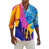 T Shirt Herren Türkiye Tshirt Trikot V Ausschnitt T- Für XL Fitness Polyester Tshirt Herren Fahrrad Gym Atmungsaktiv T Shirt Mit Foto Bedrucken Top Gestreift (2-Orange,M)