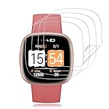 4 Stück für Panzerglas für Fitbit Versa 3/Fitbit Versa 4/Fitbit Sense 2/Sense Schutzfolie, TPU Schutzglas Folie für Versa 4 Panzer Schutz Glas, HD Bläschenfrei Displayschutz für Versa 3