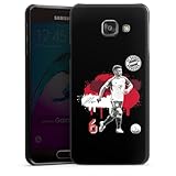 DeinDesign Hard Case kompatibel mit Samsung Galaxy A3 Duos 2016 Schutzhülle schwarz Smartphone Backcover FC Bayern München Kimmich Trik