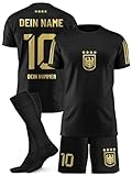 Deutschland Fußballtrikot personalisiert für Jungen & Mädchen – mit deinem Namen & N