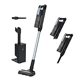 Hoover Akku-Staubsauger kabellos HF3 Pro Home mit 3L automatischer Staubentleerungs- & Ladestation, bis zu 60 Min. Laufzeit, HEPA13-Filter, Anti-Twist, Doppel-Kantenreinigung, Parkfunktion [HF350HP]