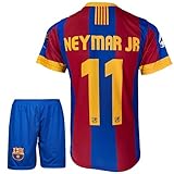 Gokaynex Neymar Barcelona #11, Nostalgie Kinder Trikot Mit Kurz, Limitierte Auflage, beschränkte Auflage (140,Neymar)