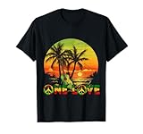 Rasta Reggae Sunset Reggae Music Guitar Guitarist Jamaika T-S