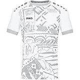 JAKO Herren Jersey Trikot Tropicana, Weiß/Silbergrau, XL EU