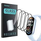 Nixinioo [4 Stück] Schutzfolie kompatibel mit Xiaomi Smart Band 9, HD Klar Weich TPU Displyschutz, [Bläschenfrei] [Kratzfest] Maximale Abdeckung Selbstheilung
