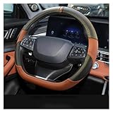 Auto Lenkradbezug Für C&hery Für T&IGGO 8 Plus Für T&IGGO 7 Für Arizer 5 Pro Für T&IGGO 3X 5X D Typ Lenkung-Rad Auto Lenkrad Abdeckung Wrap Lenkradschoner(2)