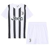 JUVENTUS Offizielles FC Home Trikot Set für Kinder - 2022/2023-116/6 Jahre - Juve Trikot - Fussball Shirt und S