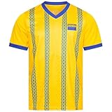 JELEX Retro History Herren Trikot | mit eingesticktem Logo & Kurzarm | Nostalgie-Design für Fußballfans | ideal für Sammler (DE/NL/SE/PL, Alphanumerisch, XL, Regular, Regular, Ukraine)