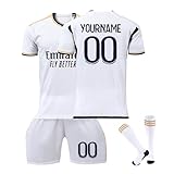 Trikot Mit Namen,Fussball Trikot Set Herren Fußballtrikot Kinder Personalisiert Fussball Geschenke Fußball+Trikot Jungen Kostüm Trikot Mit Namen Und Nummer Fußball Trikot S
