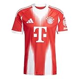 adidas FC Bayern München Home Trikot Jersey (DE/NL/SE/PL, Alphanumerisch, L, Regular, Regular, red/White)