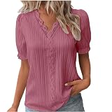 Cocila Day Prime 2025 Angebote Bluse Damen Langarm Top Große Größen Langarmtshirts Blusenshirt Weiß Pullover Wickeloptik Mit Hemdkragen Meine Bestellung Sale Oversize T Shirt mit V