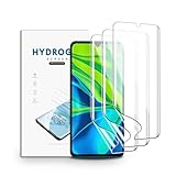 nvskvd Hydrogel Folie für Xiaomi Mi Note 10 /Mi Note 10 Pro, 3 Stück TPU Schutzfolie Klar HD Weich Displayschutzfolie HD Transparent TPU Hydrogel F