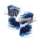 KONG JIMFAN Personalisiertes American Baseball Trikot,Individuell Bedruckt Namen Nummer & Logo,Sporttrikot Für Erwachsene Und Kinder Sportliche Kleidung Football Kostüm Trikot Mit Eigenem Namen(11)