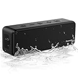 Raymate Bluetooth Lautsprecher, Kabellose Musikbox mit 20W Dual Bass, IPX7 Wasserdicht, TWS Funktion, 15 Stunden Akku Tragbarer Lautsprecher für Outdoor und Z