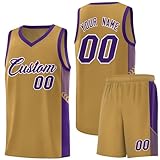 Personalisierte Basketball Trikot 2 Teiliges Set mit Jersey Shirt und Shorts für Herren/Damen/Jungen/Kinder Herren Triko Sportshirt Kurzarm Sport Jogginghose Jungen 164 Handball D