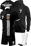 IIIII20Fo7IIIII Fussball Deutschland Trikot Em 2024 Kinder mit eigenem Namen personalisiert - Jungen National Fußball Kind Trikots - Jungs Fanartikel deutsche Nationalmannschaft ZT5B